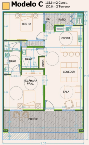 Casa en venta en el Fontanal, Torreón · Modelo C — foto 11