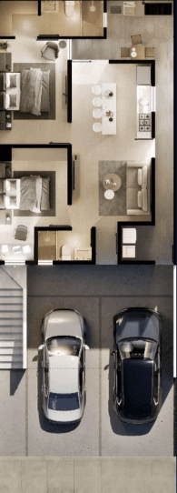 Departamento en venta en Senda D´Santino, Torreón · Modelo Livello — foto 3